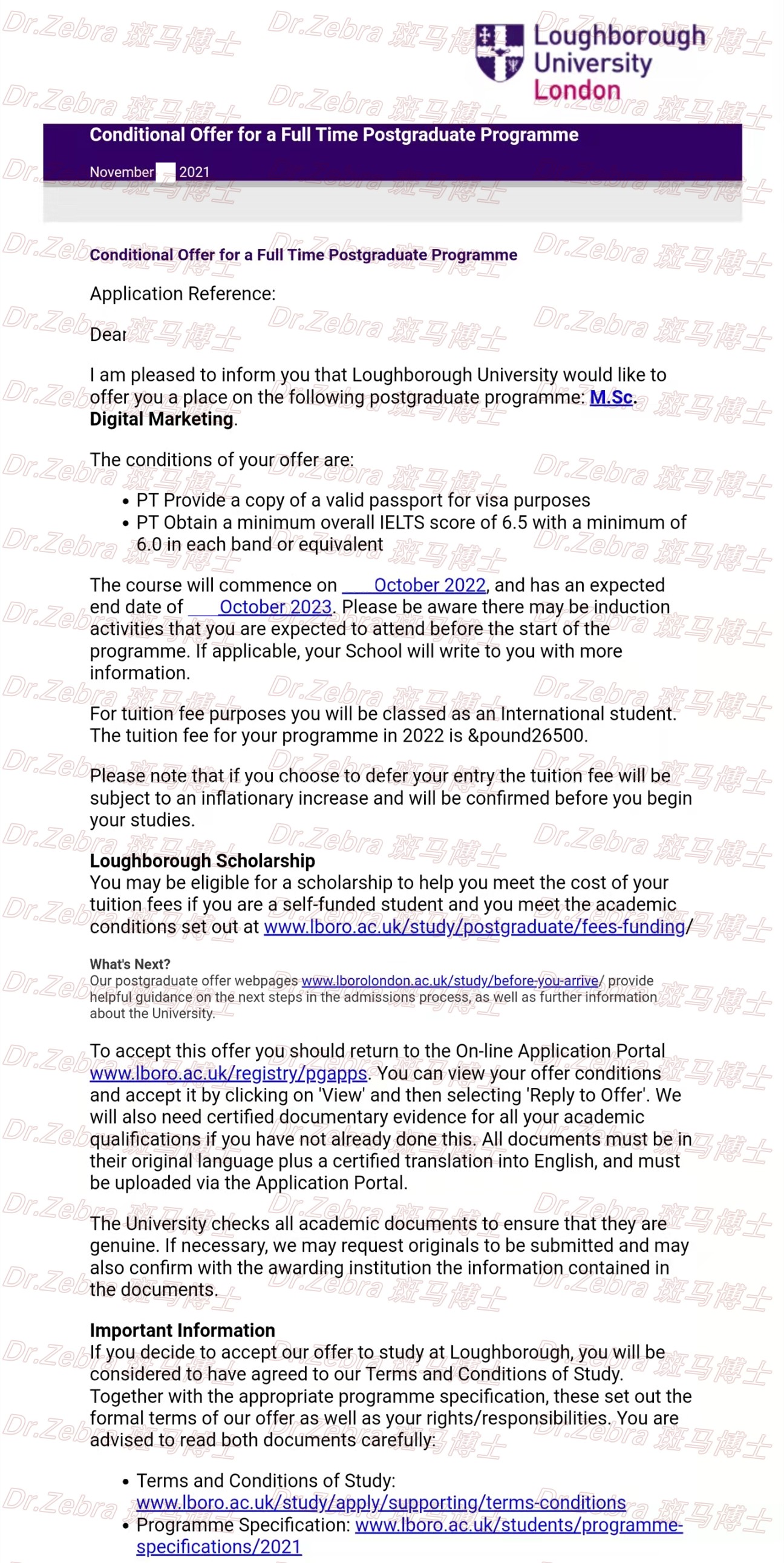 斑马博士留学中心、斑马博士、拉夫堡大学、 Loughborough University、 MSc Digital Marketing 、数字营销硕士 斑马博士留学中心、斑马博士、拉夫堡大学、 Loughborough University、 MSc Digital Marketing 、数字营销硕士