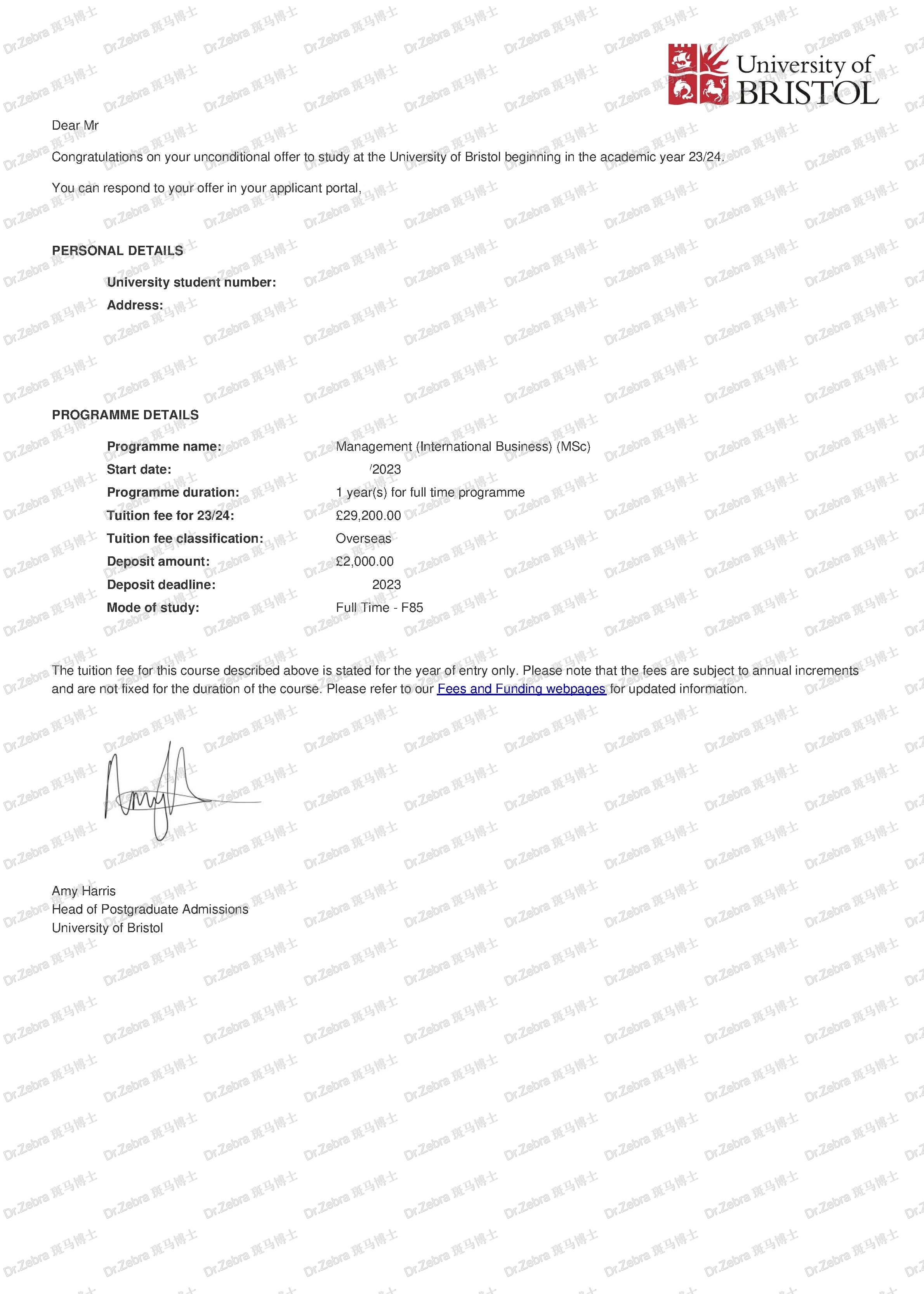 斑马博士、斑马博士留学中心、布里斯托大学、University of Bristol 、MSc Management (International Business) 斑马博士、斑马博士留学中心、布里斯托大学、University of Bristol 、MSc Management (International Business)